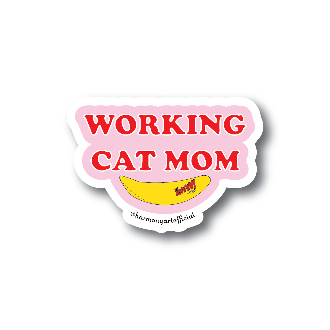 Working Cat Mom Banana