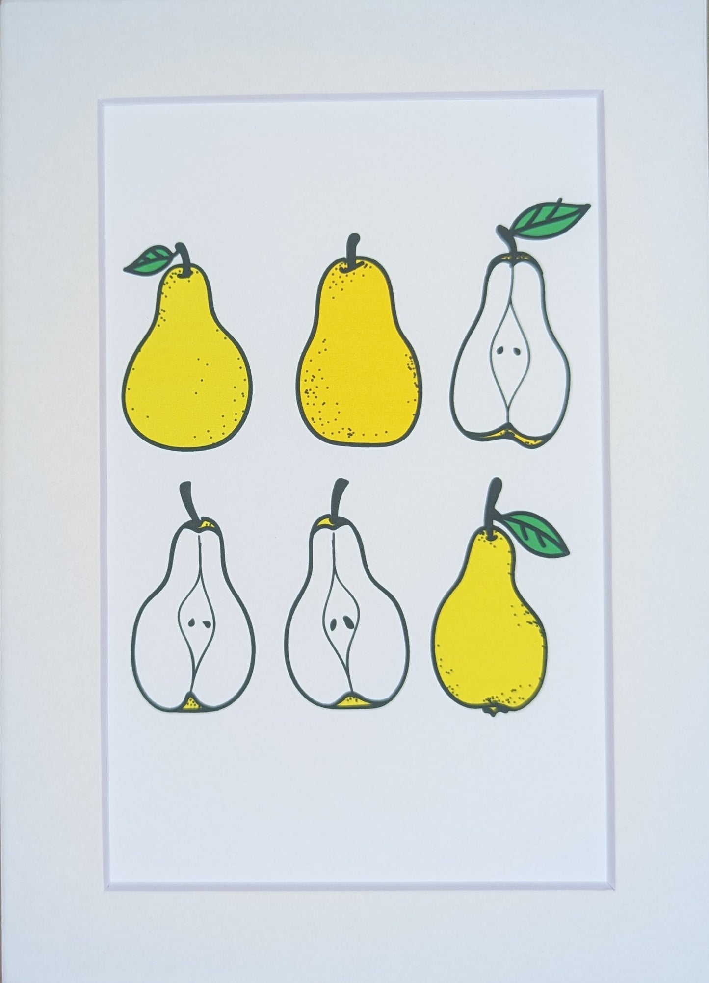 Pears art print