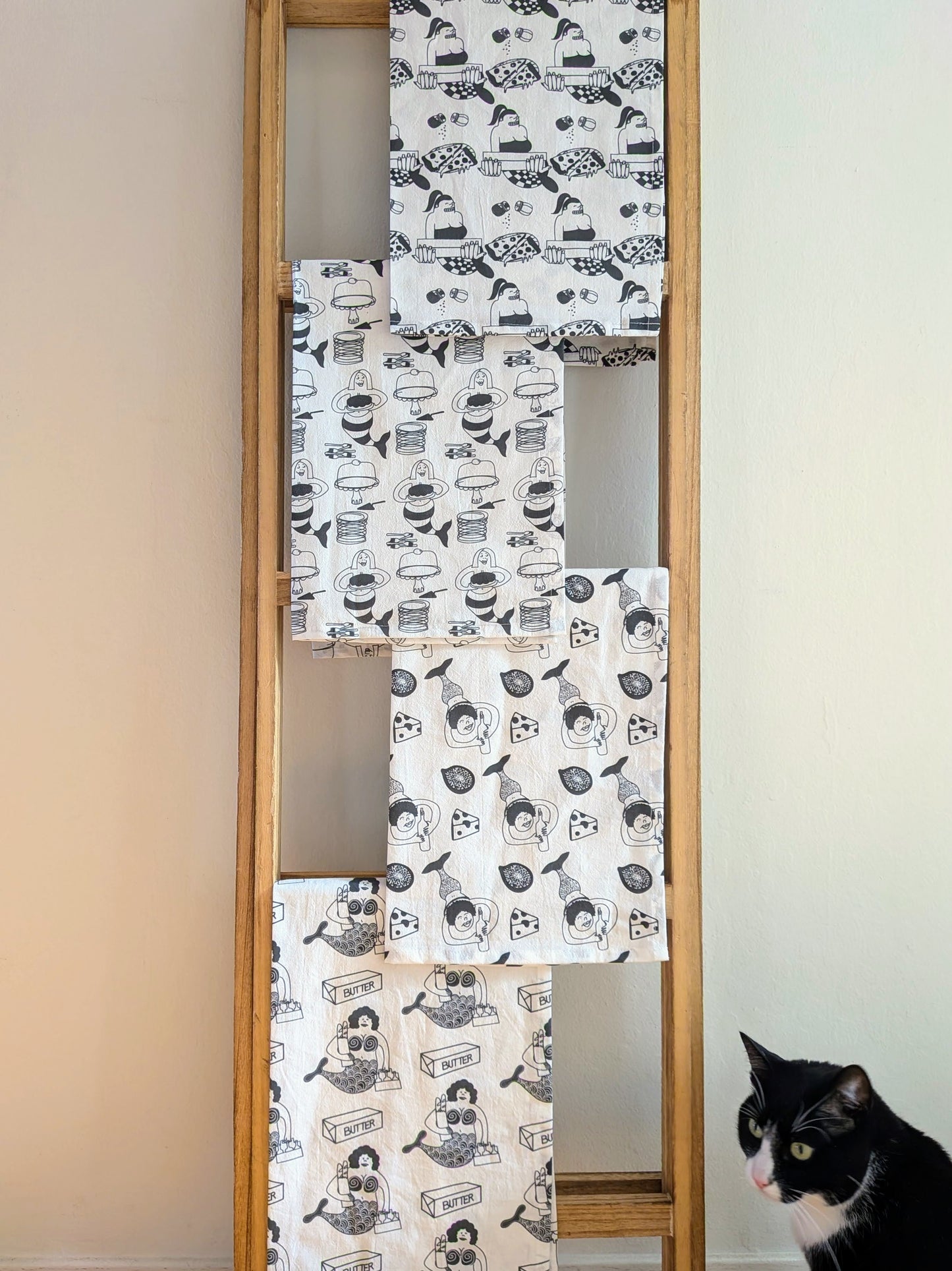 Fun Auntie kitchen tea towel