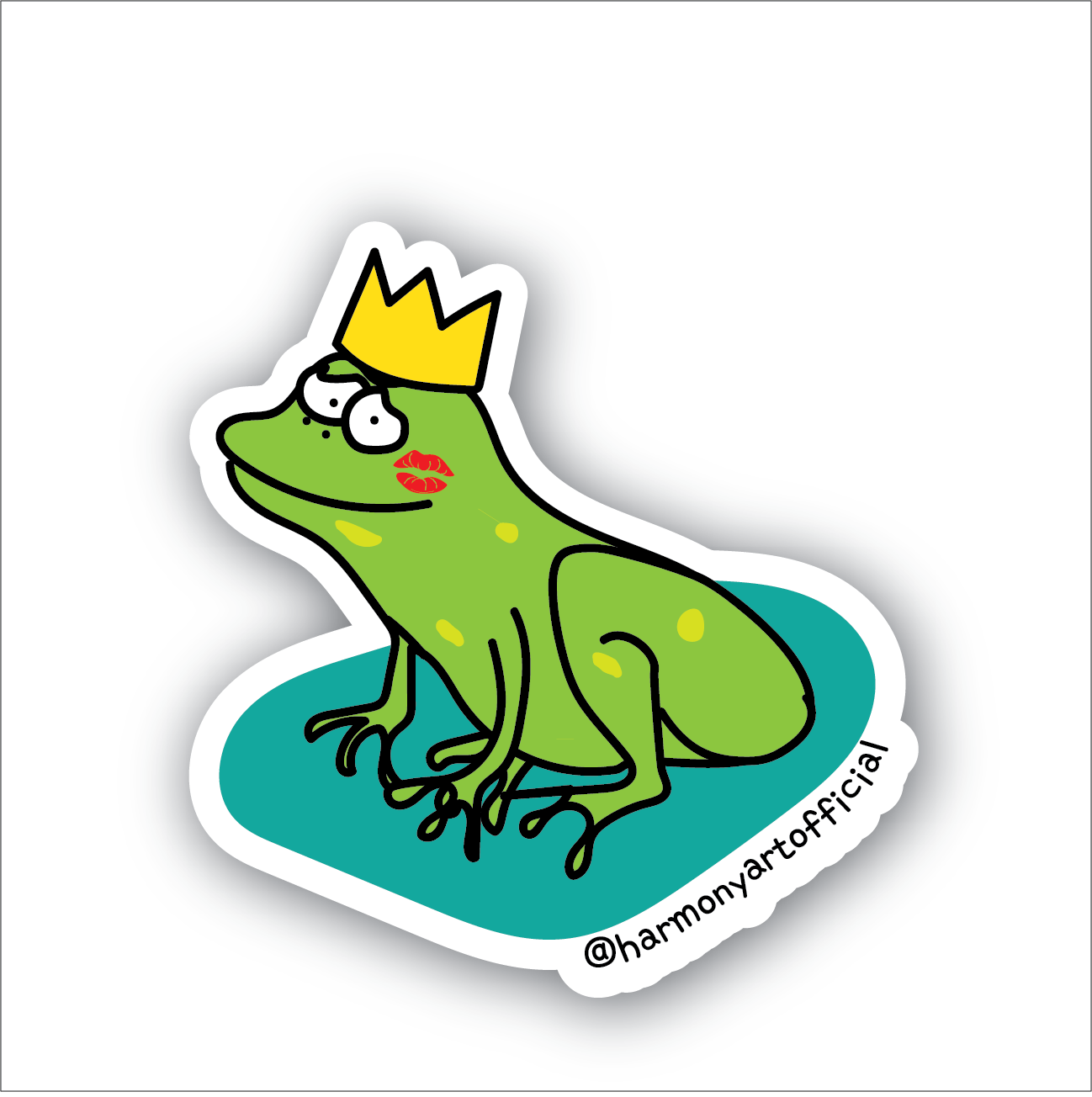 Prince Frog Sticker