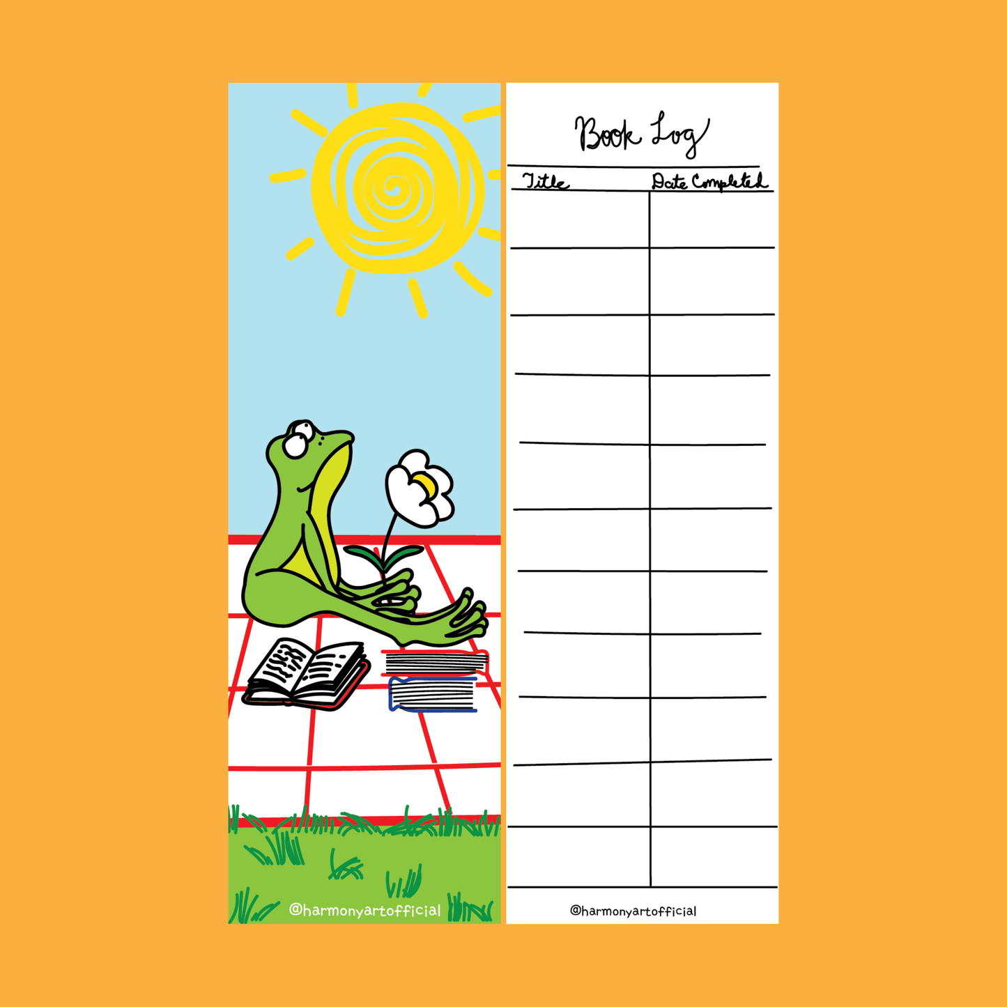 Daydream Frog Bookmark