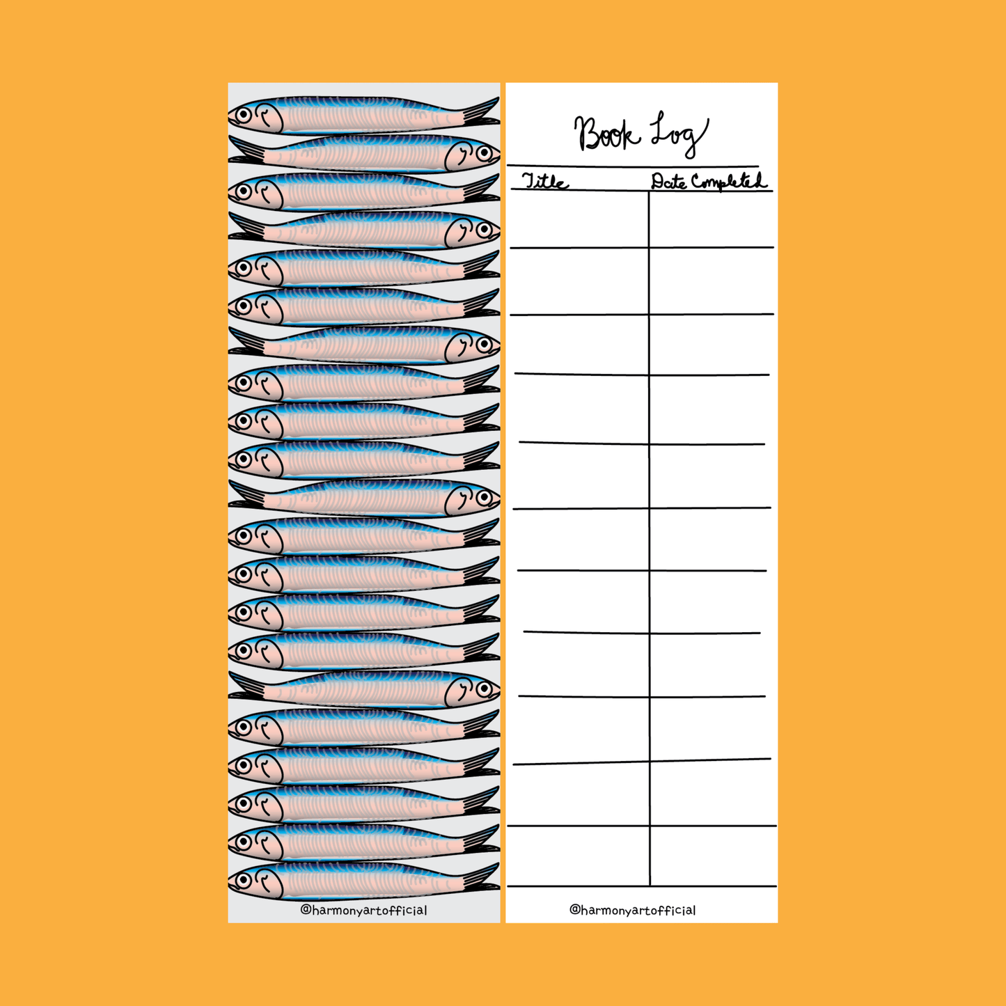 Tinned Fish Bookmark