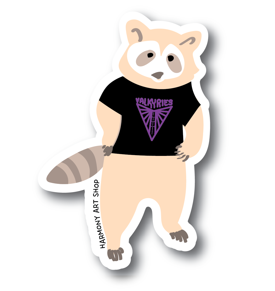 Golden State Valkyries Leucistic Raccoon