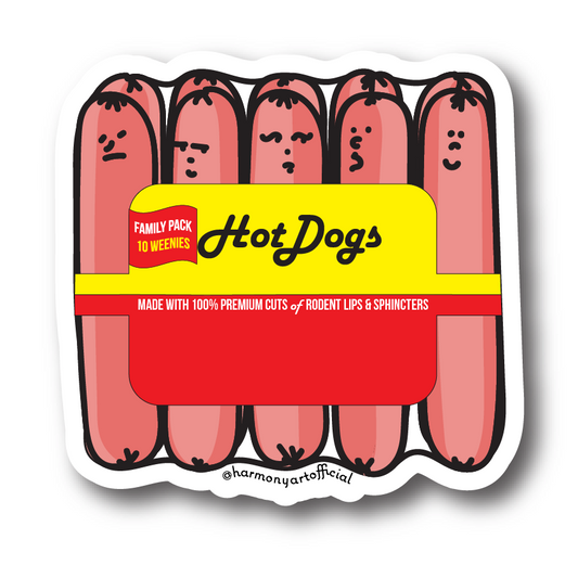 Hot Dog Family Pack Magnet