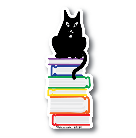 Chip's Reading Rainbow Sticker