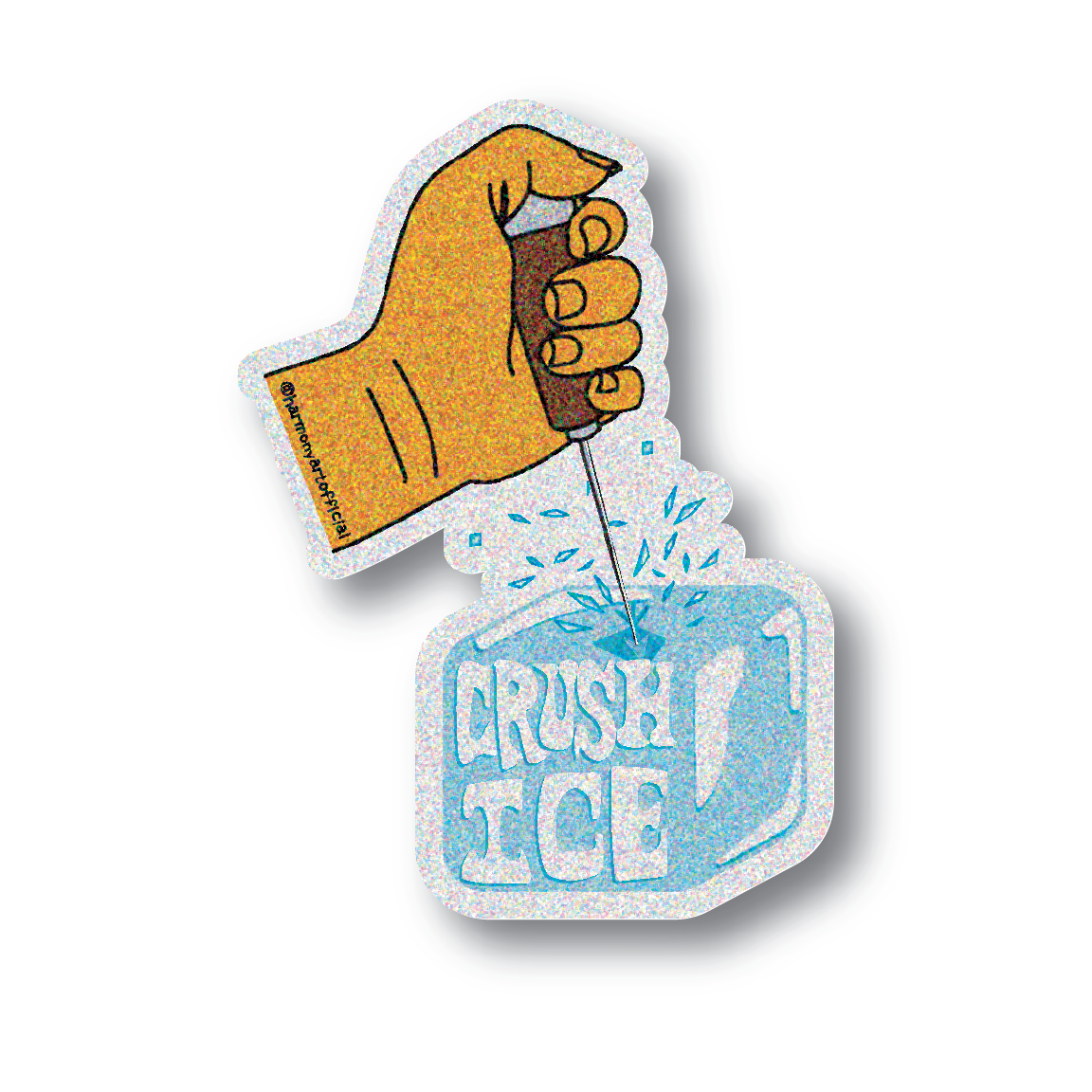 Crush Ice Pick Sticker