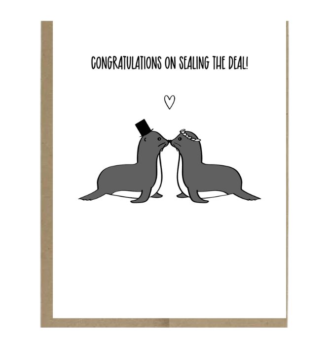 Congratulations on "Seal"ing the Deal