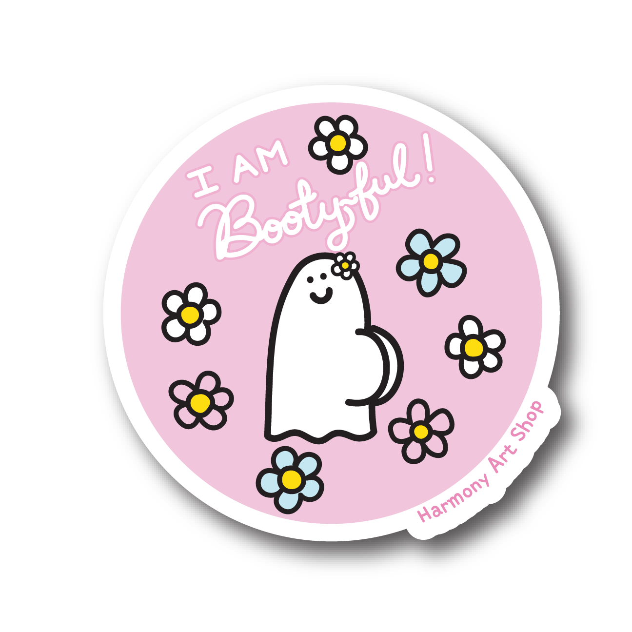 I Am Bootyful Affirmation Sticker
