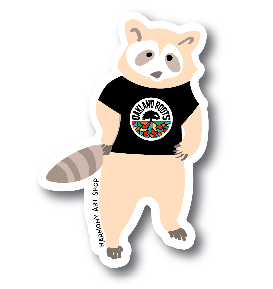 Oakland Roots Leucistic Raccoon