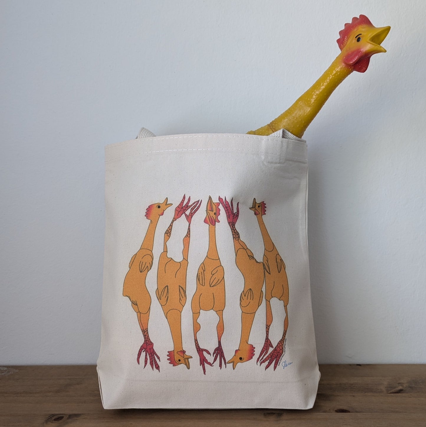 Rubber Chickens tote bag