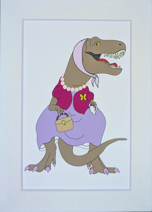 Jasmine Tea-Rex art print