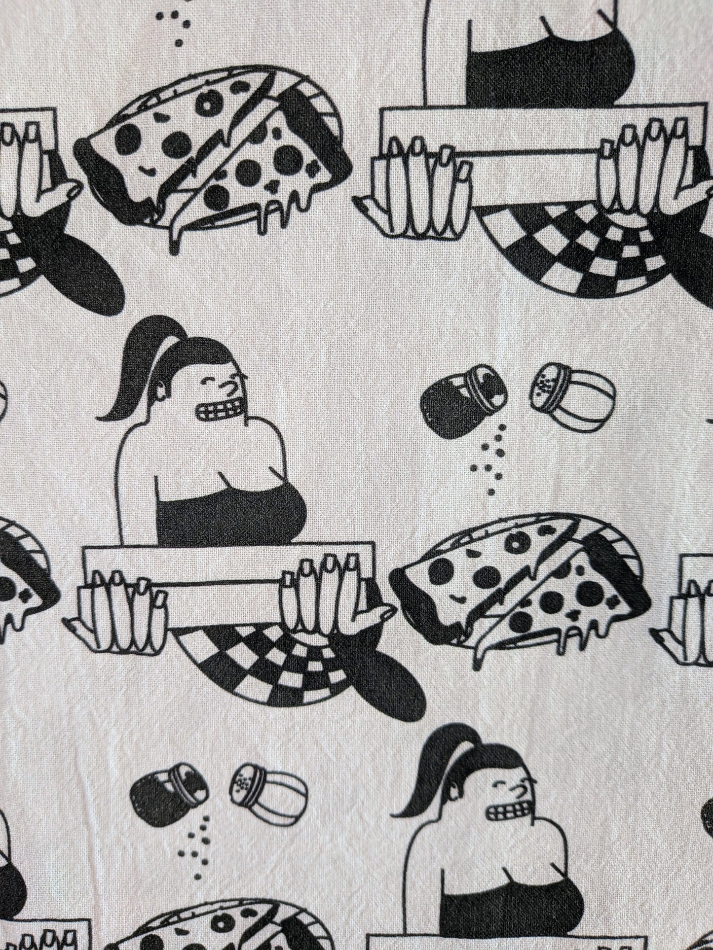 Hipster Mermaid kitchen tea towel