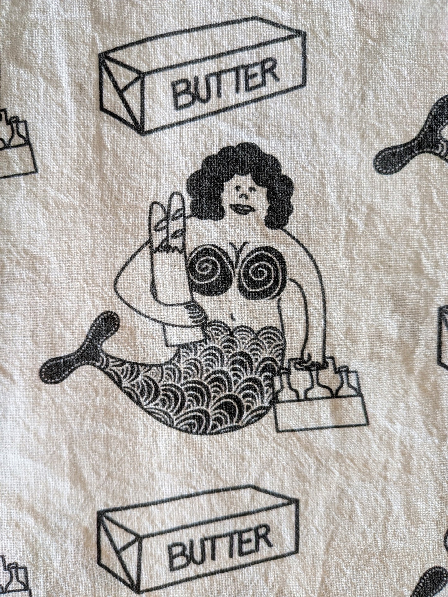 Fun Auntie kitchen tea towel