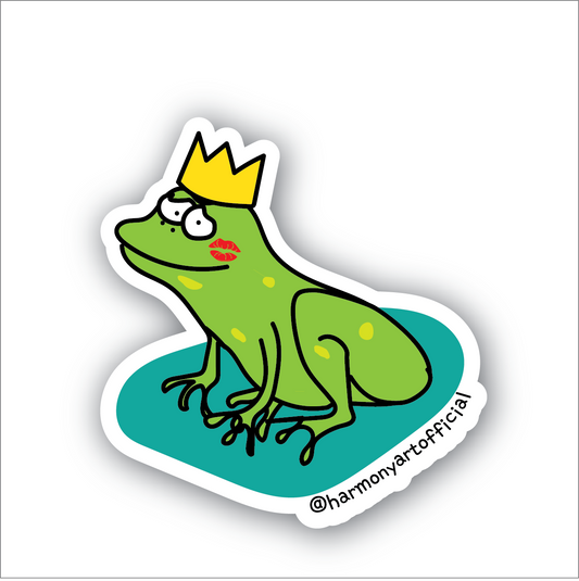 Prince Frog Sticker