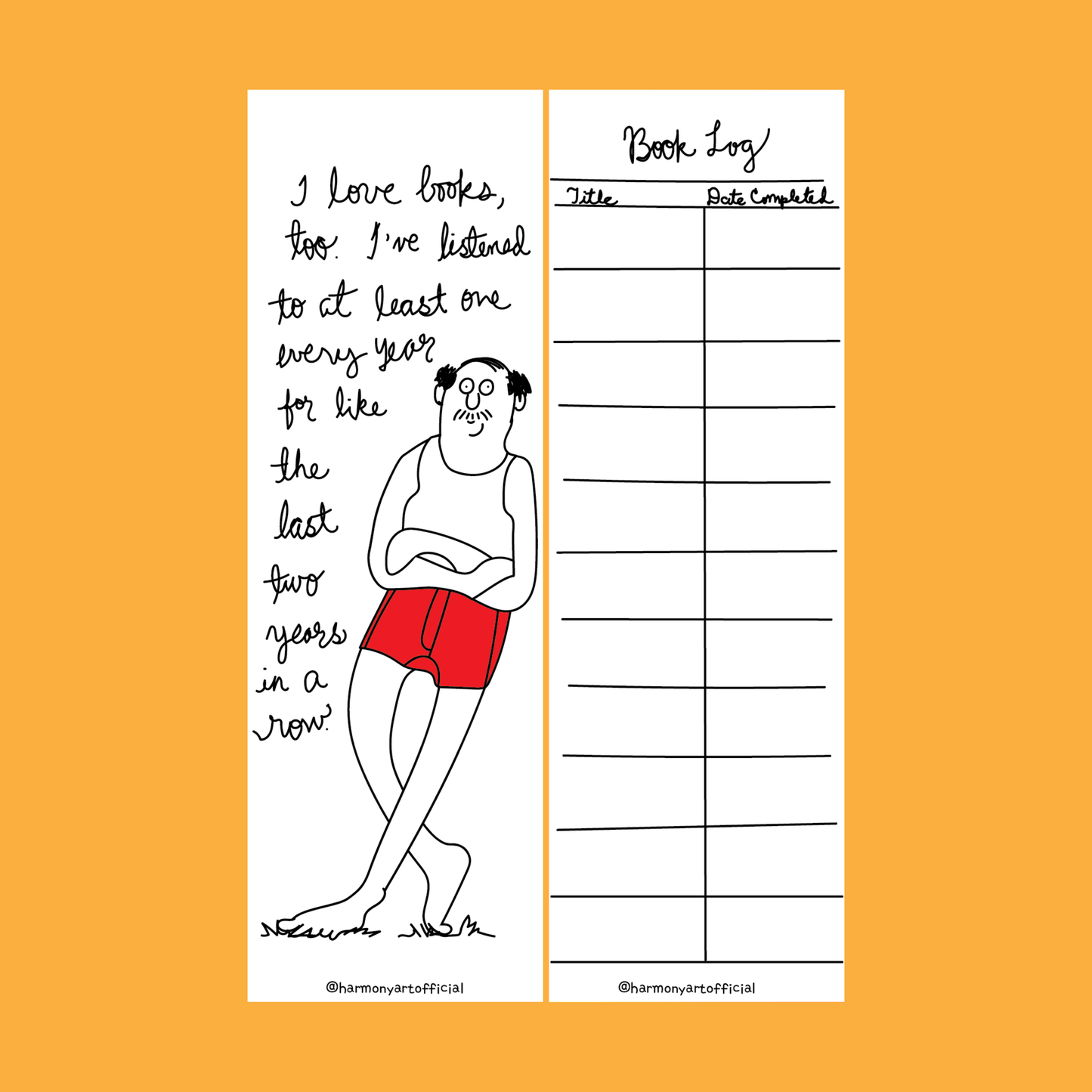 Mister Big Sexy Bookmark