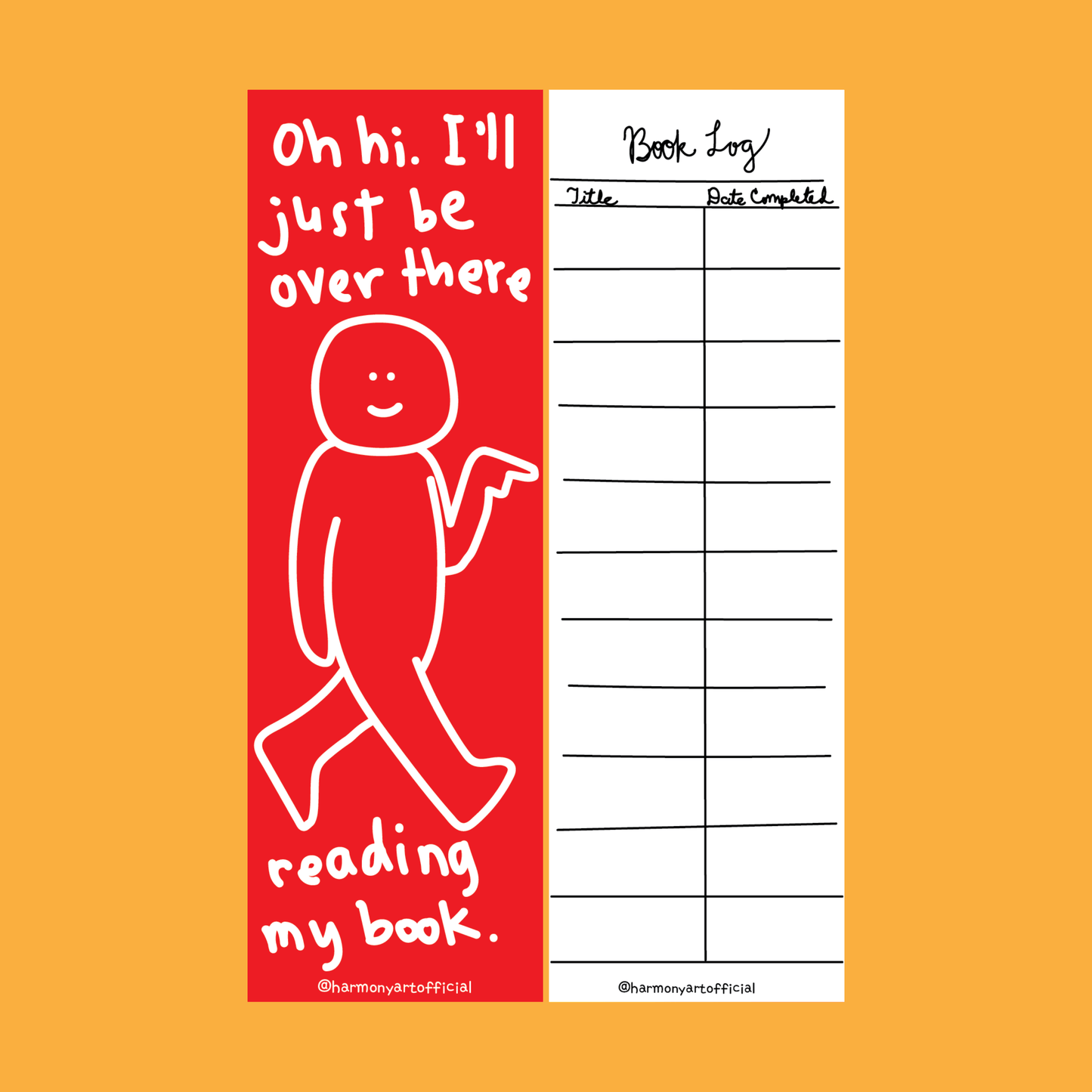 Oh Hi Bookmark