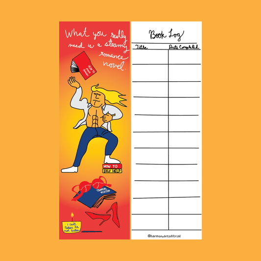 Romance Novel Bookmark
