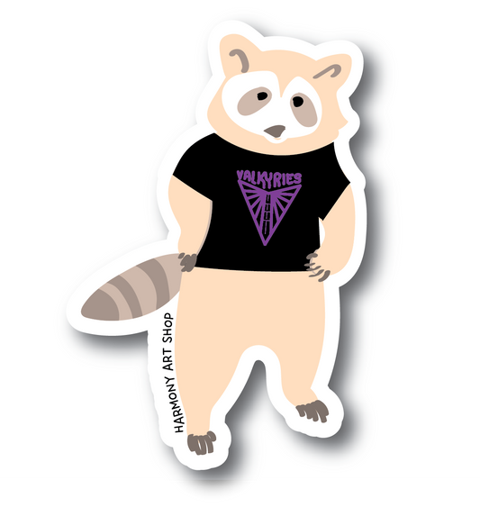 Golden State Valkyries Leucistic Raccoon
