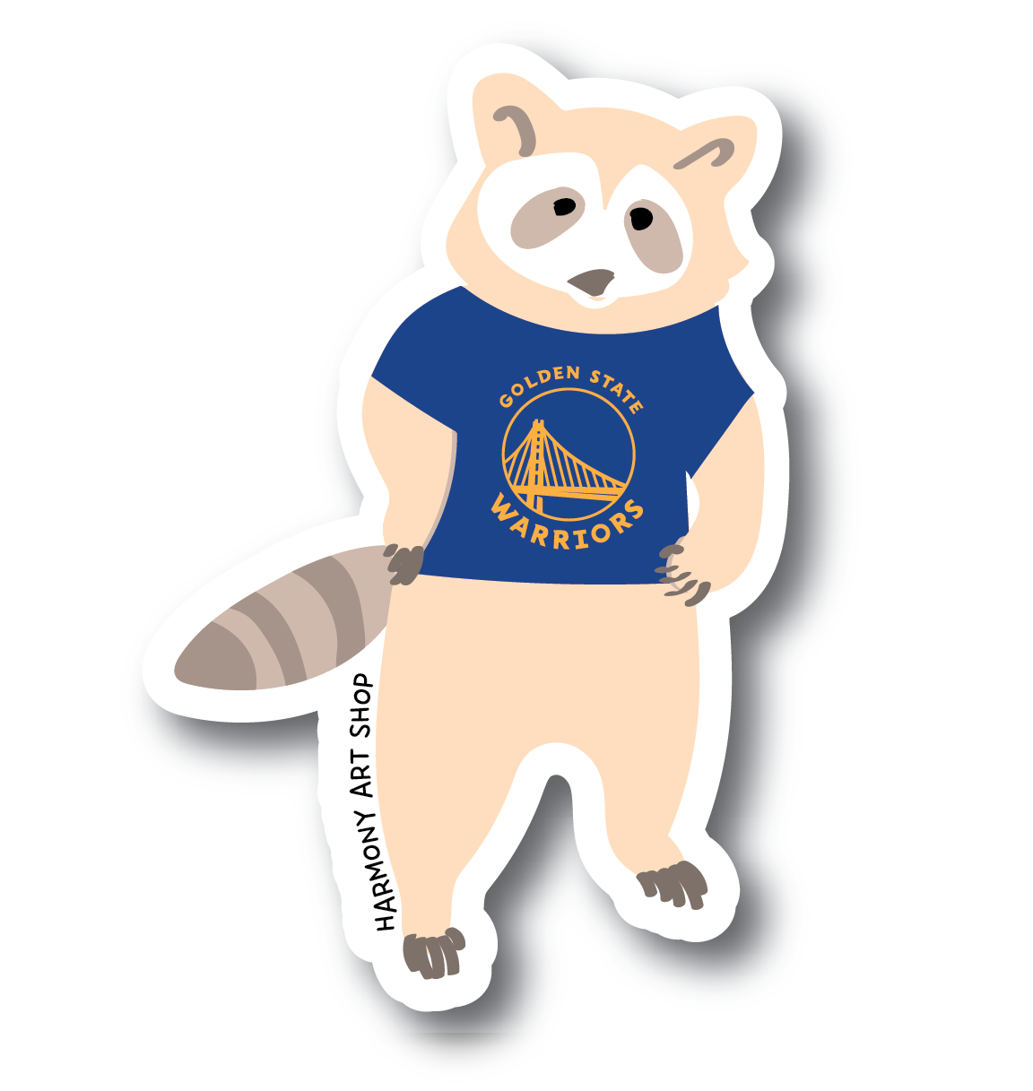 Golden State Warriors Leucistic Raccoon